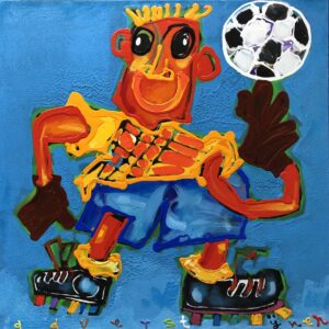 Keeper - oranje - Voetbal