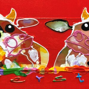Berta en Anna Koeien rood