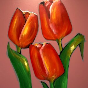 Compositie tulpen