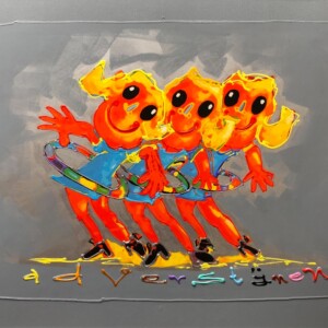 Drie danseressen - Hoela hoepers