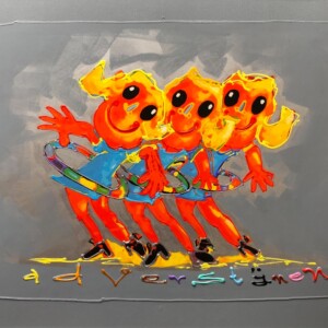 BZ Drie danseressen - Drie hoelahoepers