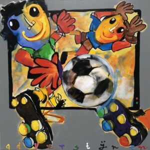 Voetbal traptechniek