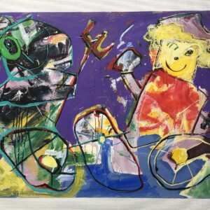 Samen werken fietsen en knallen.