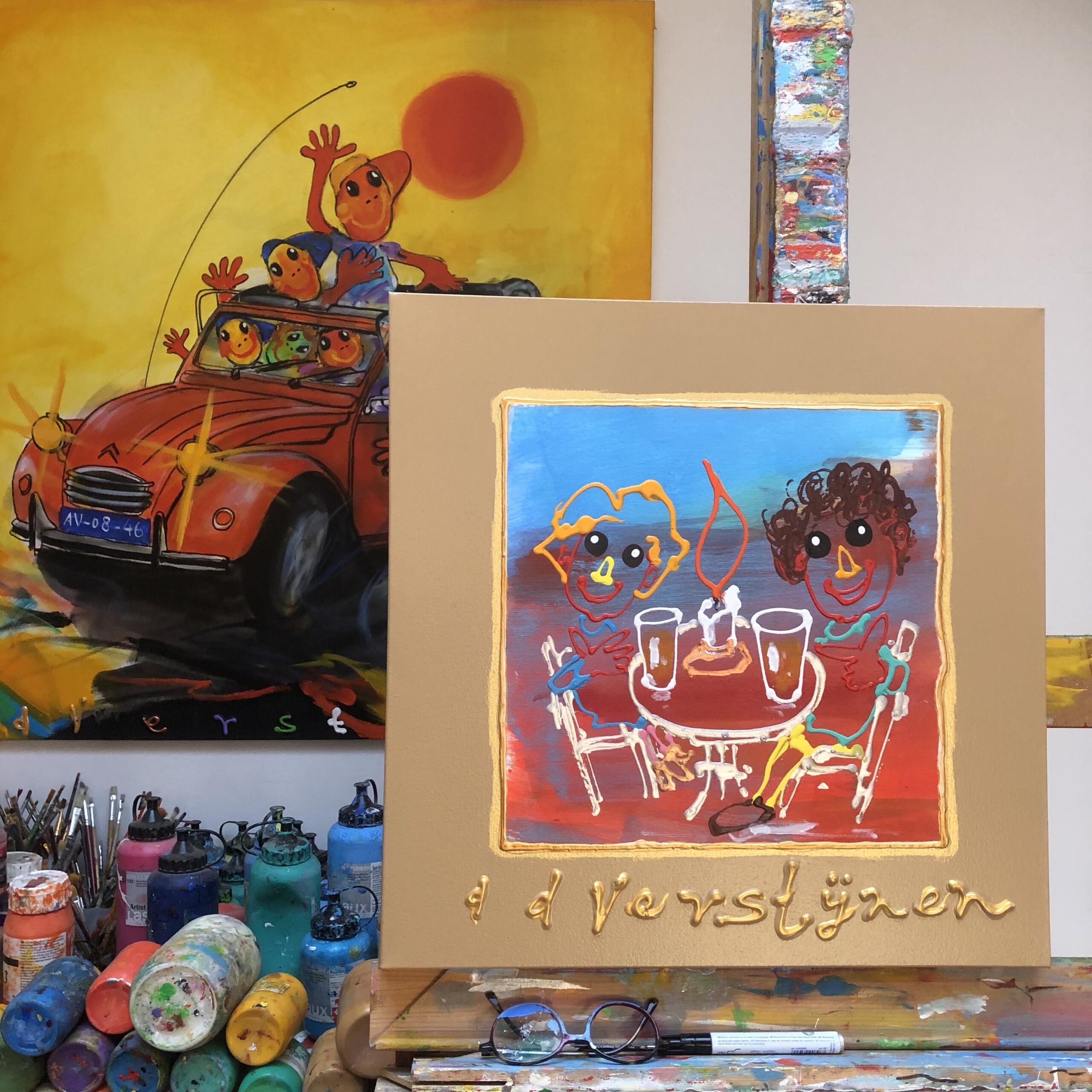 Proost samen 50x50x4cm - Afbeelding 5