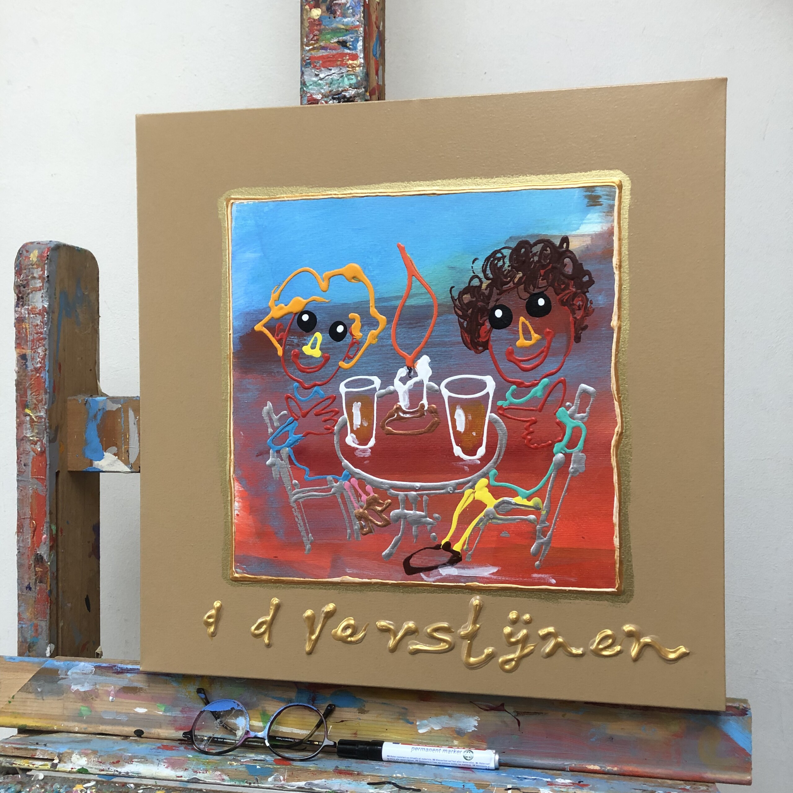 Proost samen 50x50x4cm - Afbeelding 4