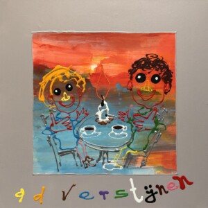 Koffie drinken aan het water