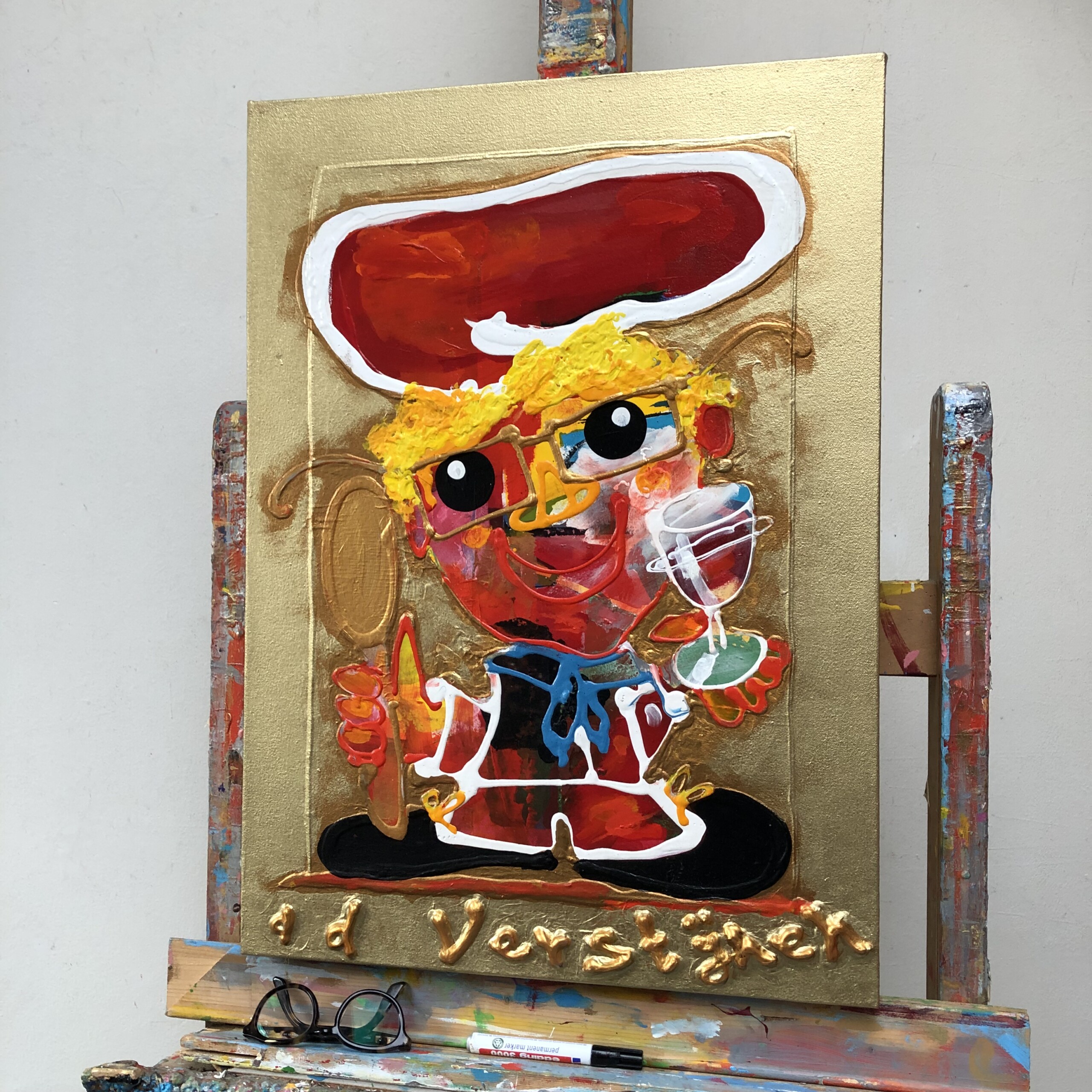Kok Alweer een ster in goud! 40x70x3cm alr - Afbeelding 5
