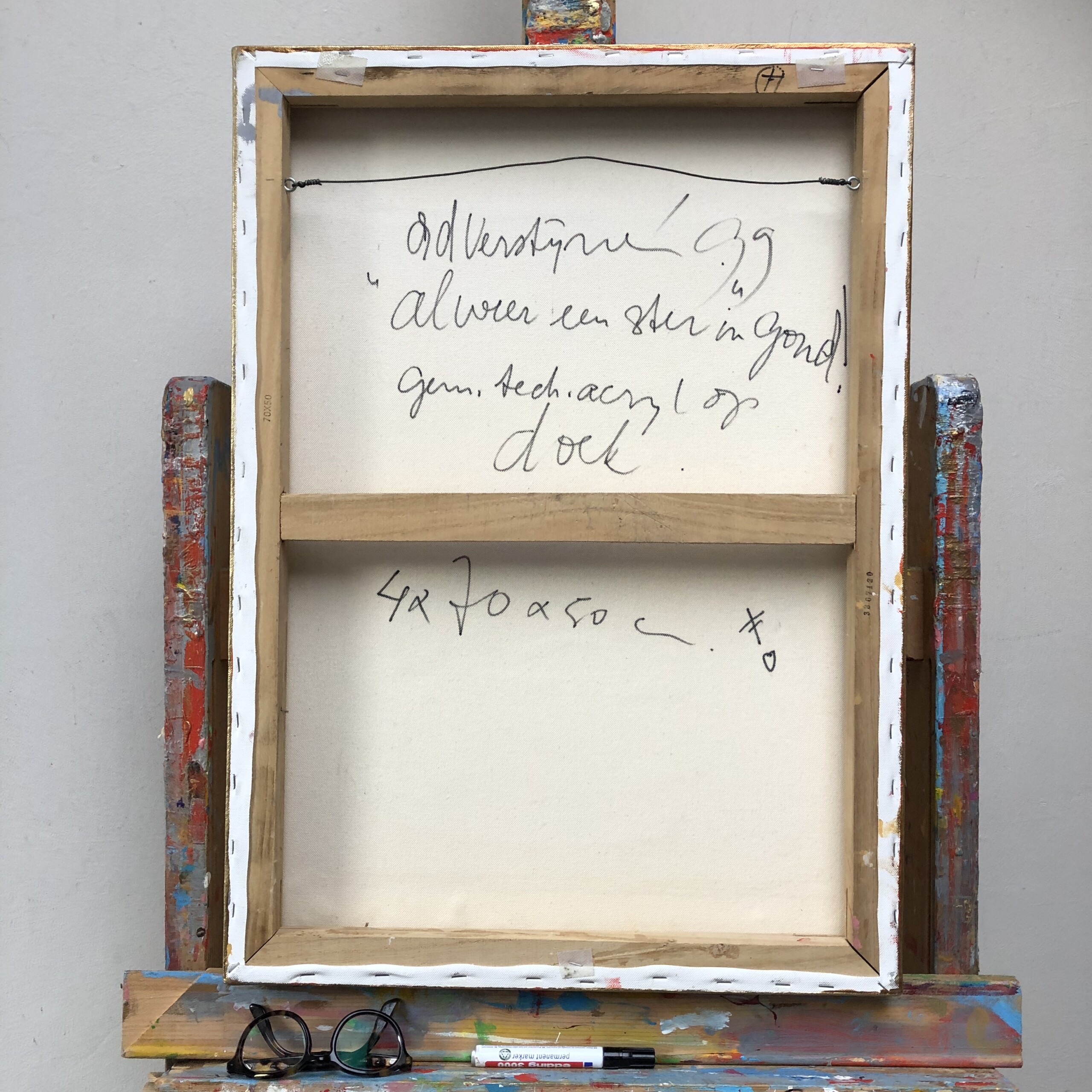 Kok Alweer een ster in goud! 40x70x3cm alr - Afbeelding 6