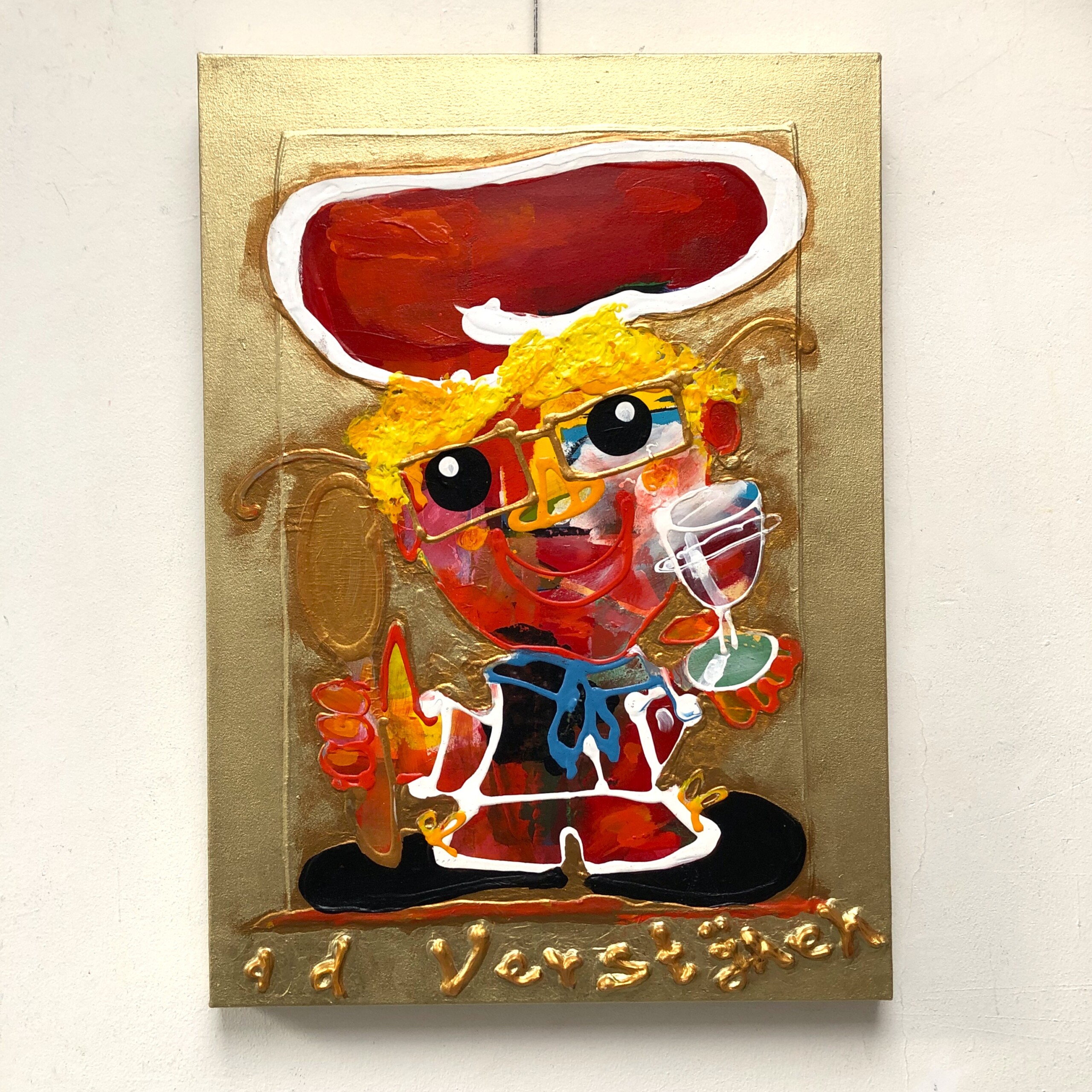 Kok Alweer een ster in goud! 40x70x3cm alr - Afbeelding 3