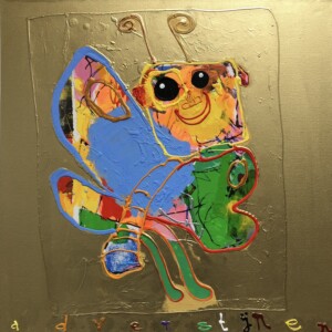 Meisje is vlinder - vlindermeisje